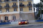 Matteo Malucelli, Giancarlo Fisichella und Gianmaria Bruni (AF Corse) 