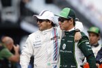 Kamui Kobayashi (Caterham) und Felipe Massa (Williams) 