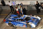 Jubel bei Scott Pruett, Memo Rojas und Marino Franchitti 