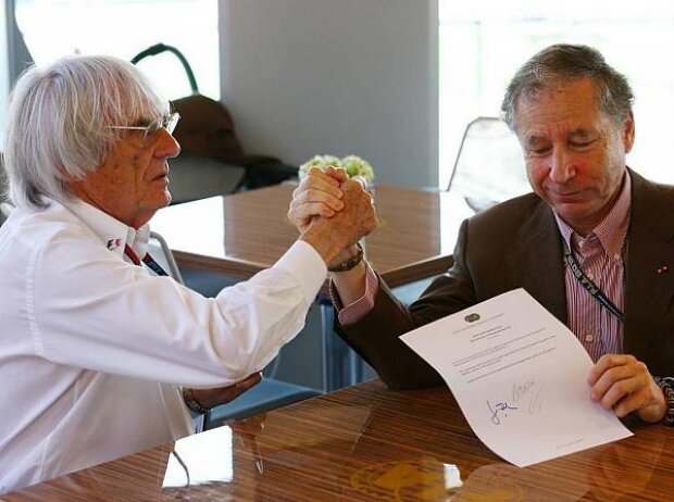 Bernie Ecclestone, Jean Todt Bernie Ecclestone, Jean Todt