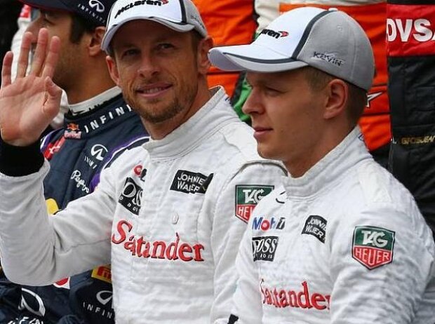 Jenson Button, Kevin Magnussen Jenson Button, Kevin Magnussen