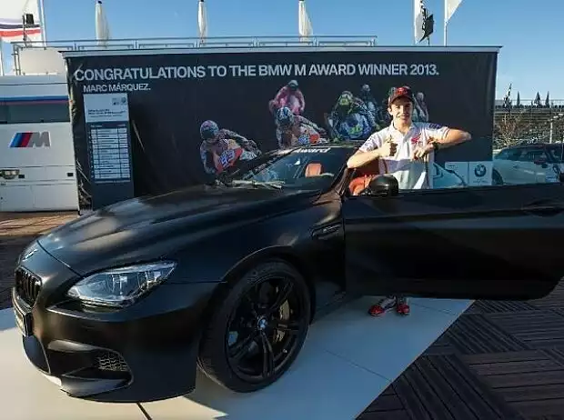 Marc Marquez, BMW M-Award Titel-Bild zur News: Marc Marquez, BMW M-Award