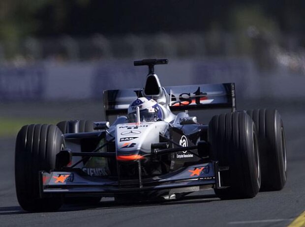 David Coulthard in Melbourne 2001