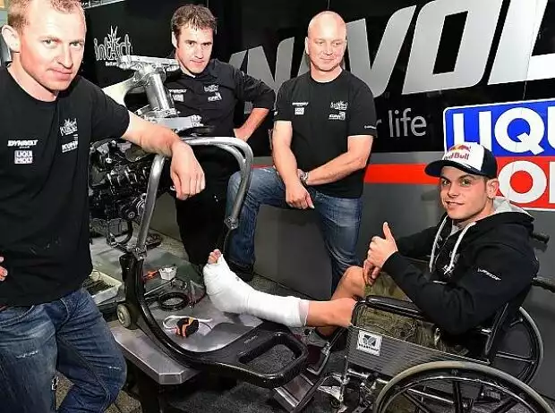 Sandro Cortese, Beinverletzung Titel-Bild zur News: Sandro Cortese, Beinverletzung