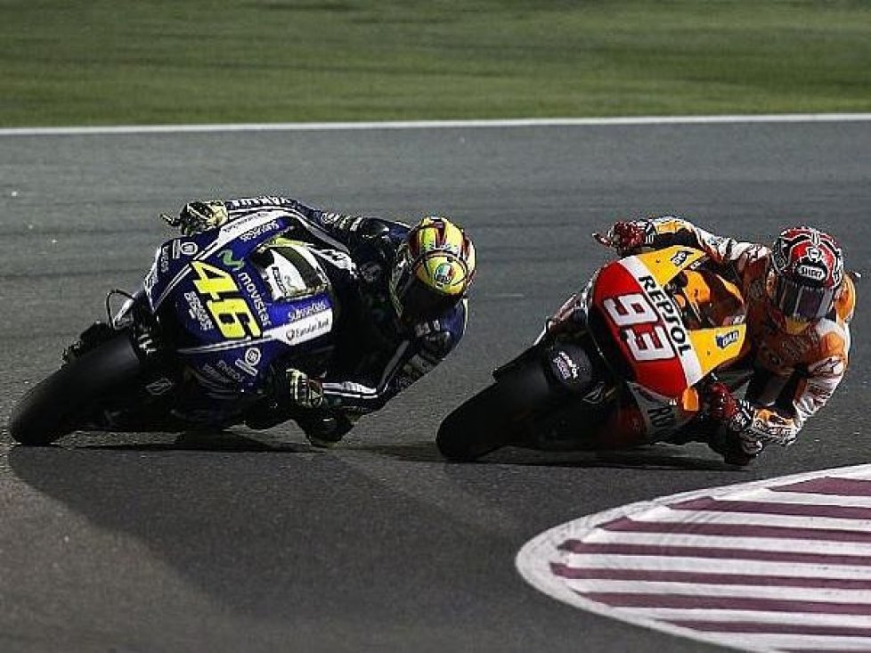 Marc Marquez, Valentino Rossi