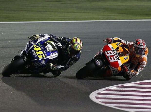 Marc Marquez, Valentino Rossi