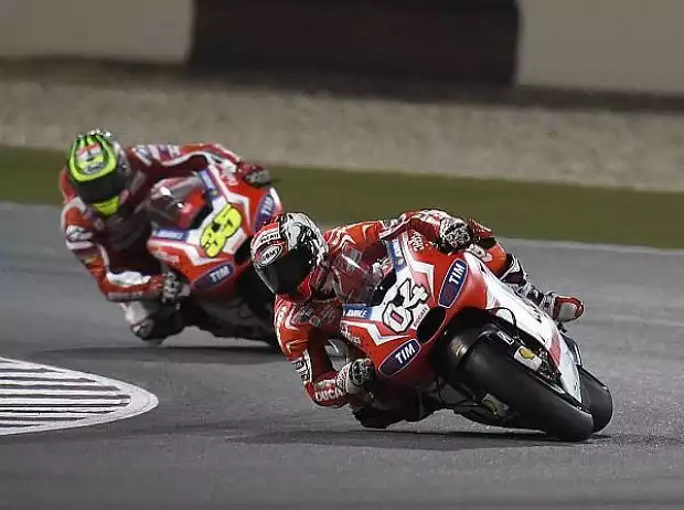Titel-Bild zur News: Cal Crutchlow, Andrea Dovizioso