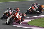 Takaaki Nakagami vor Mika Kallio und Esteve Rabat 