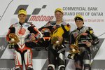 Takaaki Nakagami, Esteve Rabat und Mika Kallio 