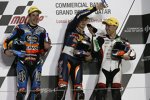 Alex Marquez, Jack Miller und Efren Vazquez 