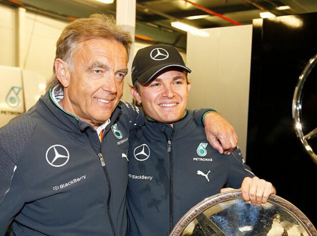 Wolfgang Schattling und Nico Rosberg Wolfgang Schattling und Nico Rosberg