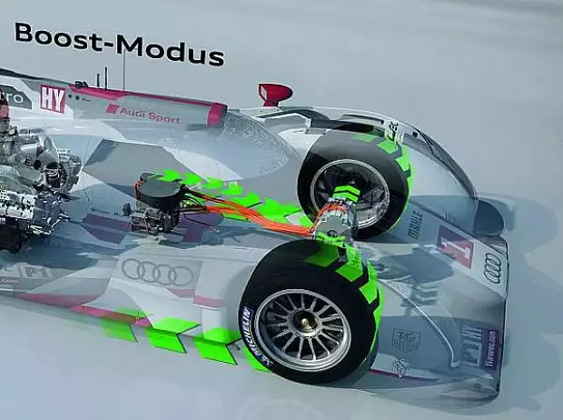 Audi R18 Hybrid Boost Titel-Bild zur News: Audi R18 Hybrid Boost