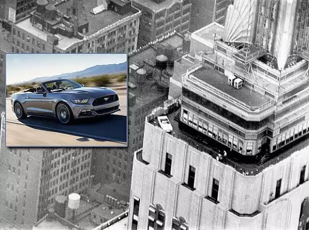 Ford Mustang auf dem Empire State Building in New York Titel-Bild zur News: Ford Mustang auf dem Empire State Building in New York
