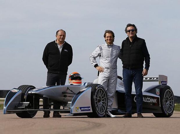 Titel-Bild zur News: Frederic Vasseur, Jarno Trulli, Alejandro Agag