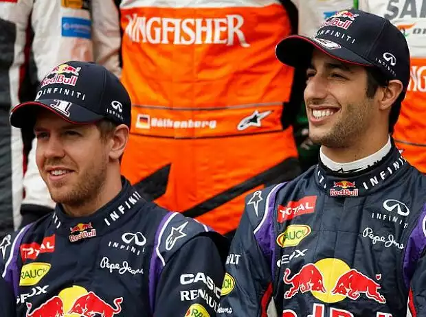 Titel-Bild zur News: Sebastian Vettel, Daniel Ricciardo