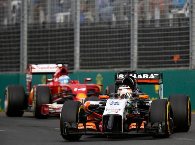 Titel-Bild zur News: Nico Hülkenberg, Fernando Alonso