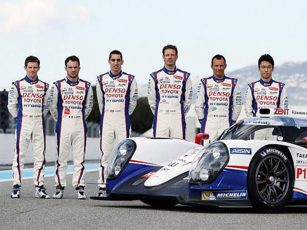 Anthony Davidson, Stephane Sarrazin, Sebastien Buemi, Alexander Wurz, Kazuki Nakajima