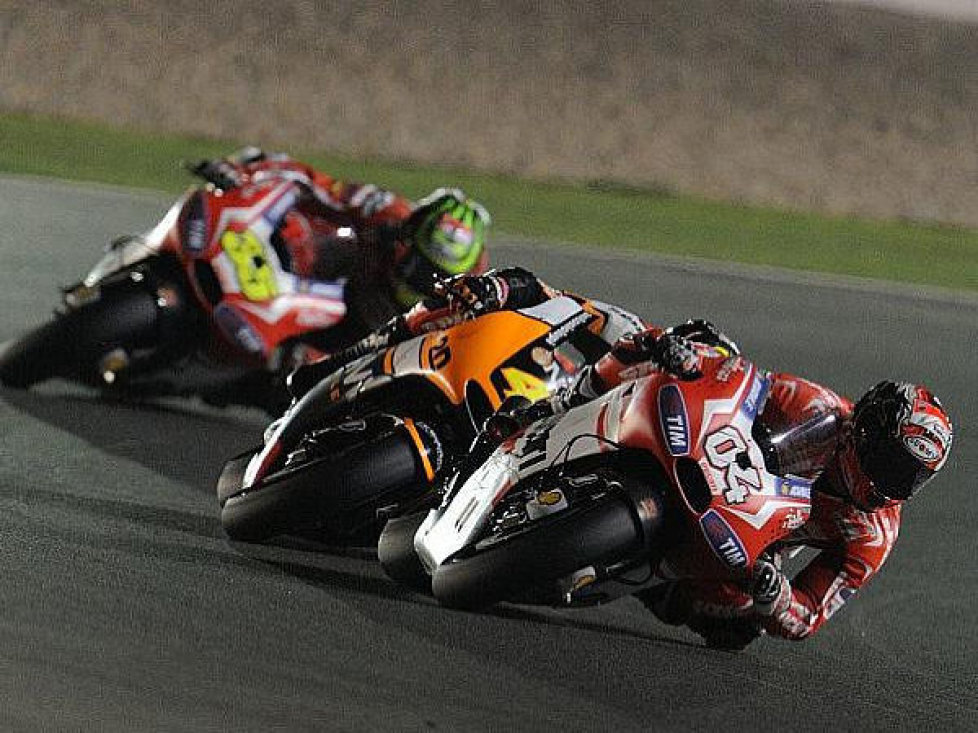 Cal Crutchlow, Andrea Dovizioso, Aleix Espargaro