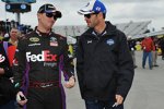 Denny Hamlin (Gibbs) und Jimmie Johnson (Hendrick) 