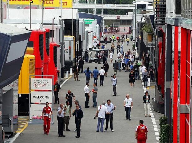 Fahrerlager Monaco Paddock Fahrerlager Monaco Paddock