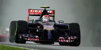 Bild zum Inhalt: Toro Rosso kommt im Regen ins Schwimmen