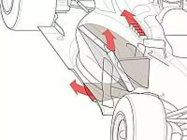Kühlung am McLaren Titel-Bild zur News: Kühlung am McLaren