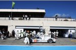 Timo Bernhard (Porsche), Mark Webber (Porsche) und Brendon Hartley (Porsche) 