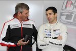 Neel Jani (Porsche) im Gespräch mit LMP-Leiter Fritz Enzinger