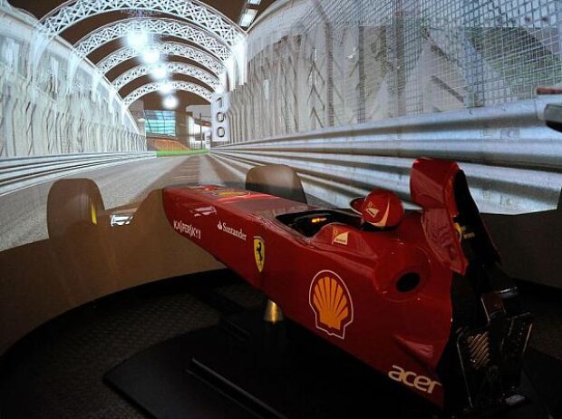 Titel-Bild zur News: Ferrari-Simulator