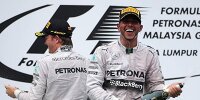 Bild zum Inhalt: Vettel chancenlos: Mercedes-Doppelsieg in Malaysia