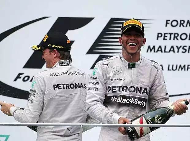 Lewis Hamilton, Nico Rosberg Titel-Bild zur News: Lewis Hamilton, Nico Rosberg