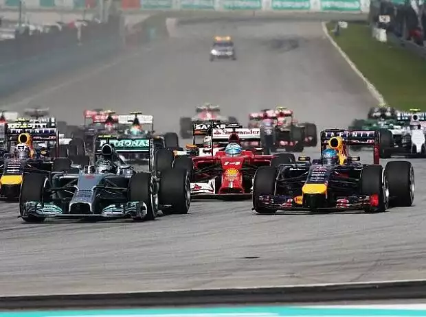 Nico Rosberg, Sebastian Vettel Titel-Bild zur News: Nico Rosberg, Sebastian Vettel