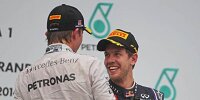 Bild zum Inhalt: Ein Quantum Zwist: Rosberg mokiert sich über Vettel