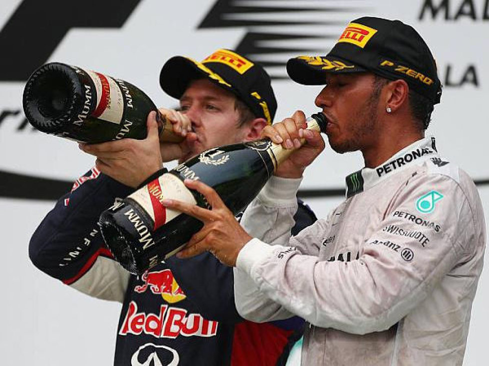 Sebastian Vettel, Lewis Hamilton