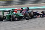 Marcus Ericsson (Caterham) und Jean-Eric Vergne (Toro Rosso) 