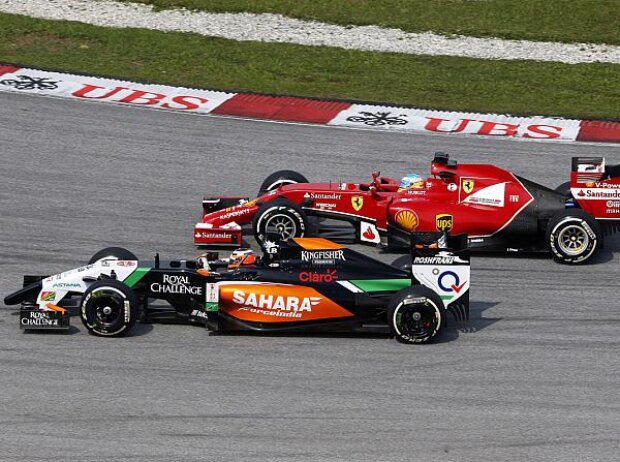 Fernando Alonso, Nico Hülkenberg Fernando Alonso, Nico Hülkenberg