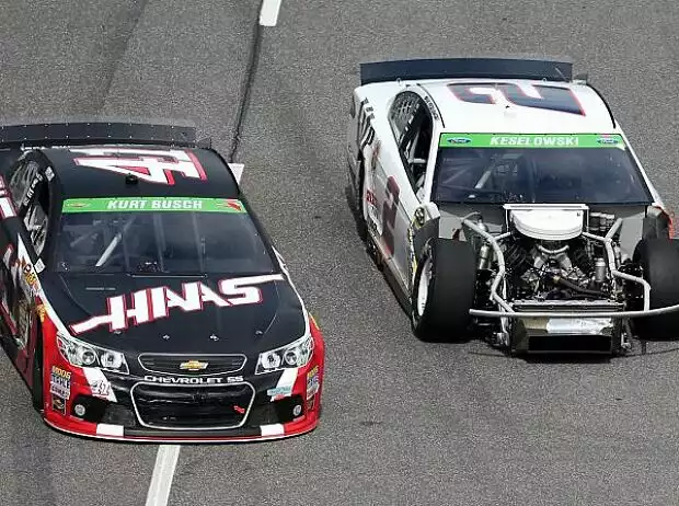 Kurt Busch, Brad Keselowski Titel-Bild zur News: Kurt Busch, Brad Keselowski