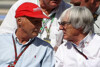 Bild zum Inhalt: Lauda fürchtet um die Formel 1: "Gott sei Dank ist Bernie da"
