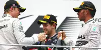 Lewis Hamilton, Nico Rosberg, Sebastian Vettel