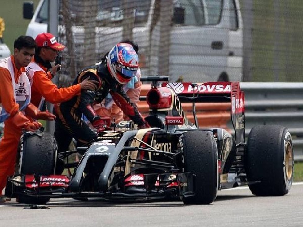 Romain Grosjean, Ausfall