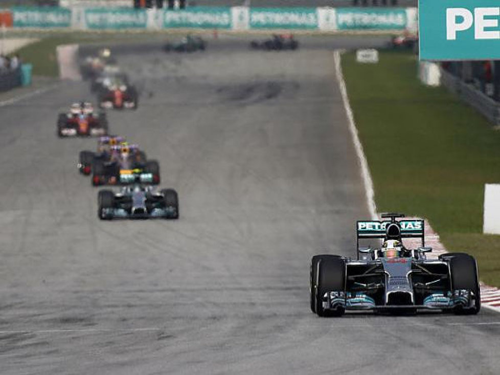 Lewis Hamilton, Nico Rosberg, Daniel Ricciardo, Sebastian Vettel, Fernando Alonso