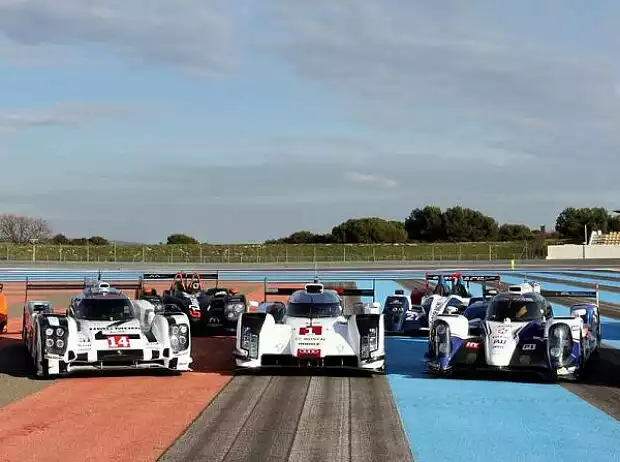 Romain Dumas, Neel Jani, Marc Lieb, Tom Kristensen, Loic Duval, Allan McNish, Alexander Wurz, Kazuki Nakajima Titel-Bild zur News: Romain Dumas, Neel Jani, Marc Lieb, Tom Kristensen, Loic Duval, Allan McNish, Alexander Wurz, Kazuki Nakajima