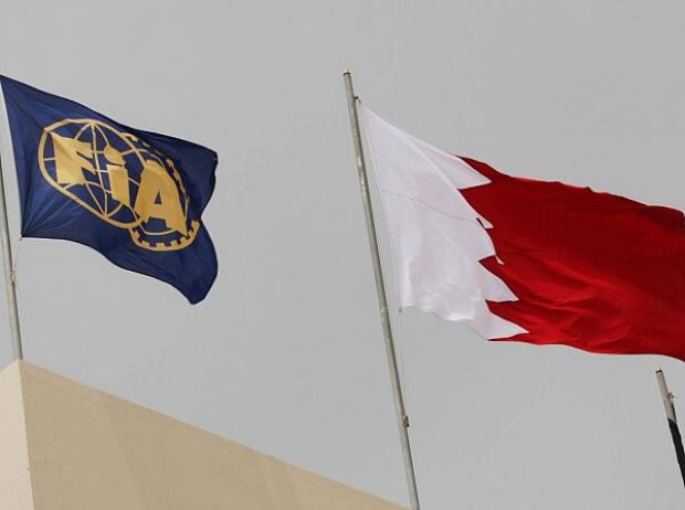 Titel-Bild zur News: Flagge FIA Bahrain Fahne Flag