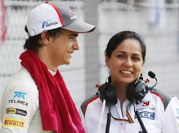 Titel-Bild zur News: Esteban Gutierrez, Monisha Kaltenborn