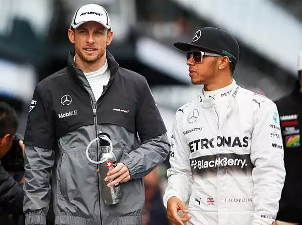 Jenson Button, Lewis Hamilton Titel-Bild zur News: Jenson Button, Lewis Hamilton