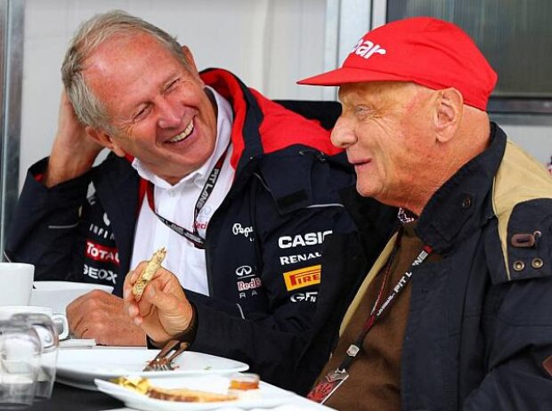Titel-Bild zur News: Helmut Marko und Niki Lauda