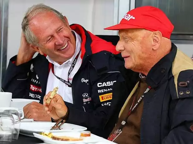 Helmut Marko und Niki Lauda Titel-Bild zur News: Helmut Marko und Niki Lauda
