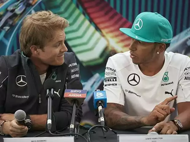 Titel-Bild zur News: Lewis Hamilton, Nico Rosberg