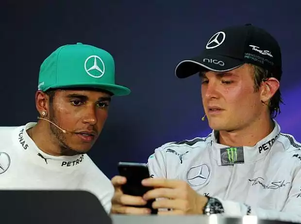 Titel-Bild zur News: Lewis Hamilton, Nico Rosberg