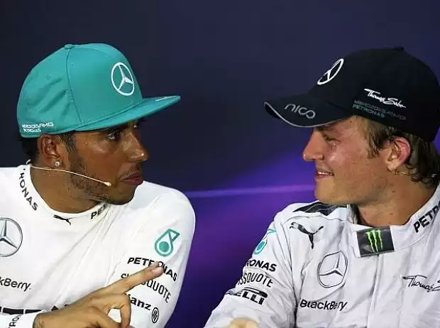 Lewis Hamilton, Nico Rosberg Titel-Bild zur News: Lewis Hamilton, Nico Rosberg